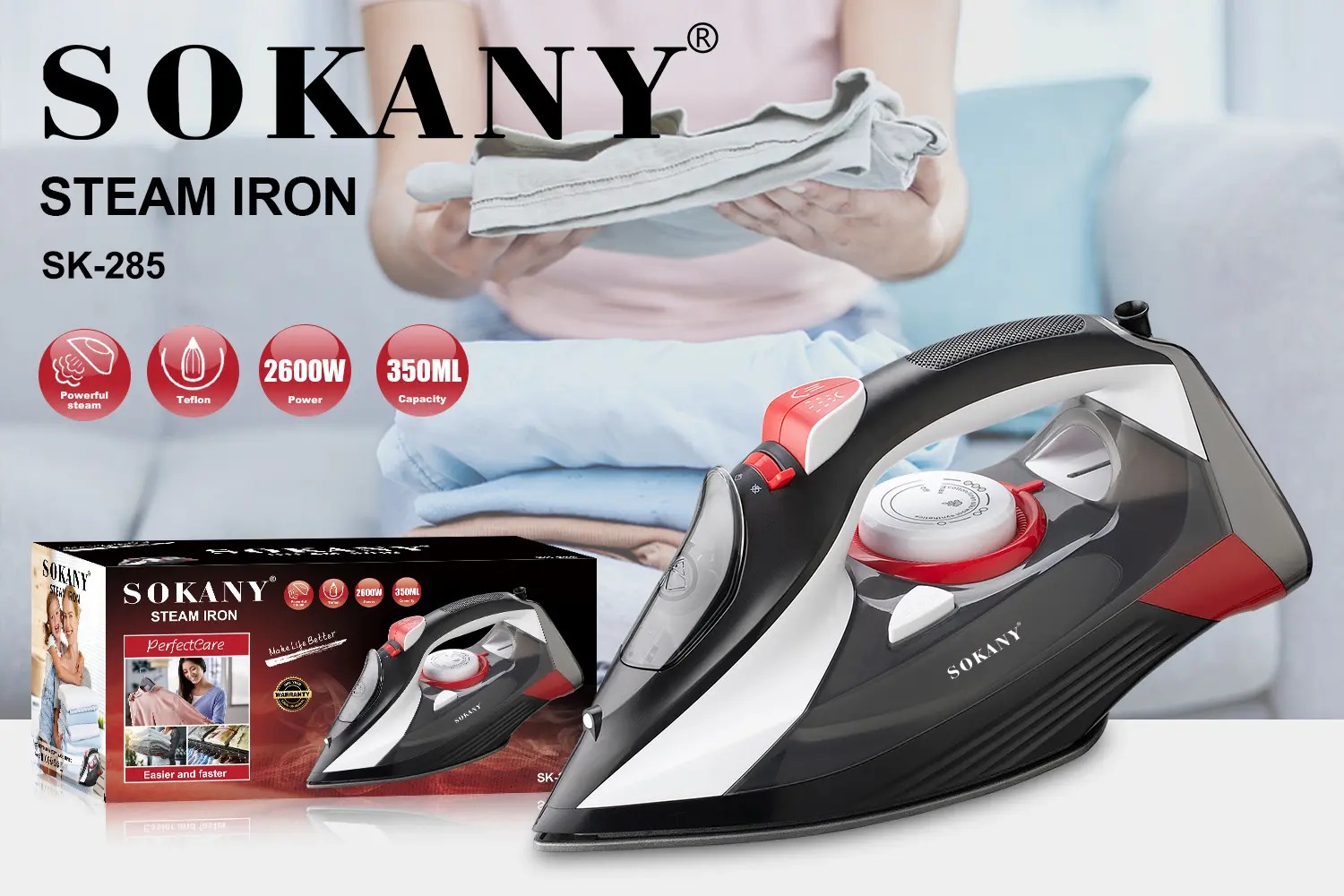 اتو بخار لباس سوکانی مدل SK_285